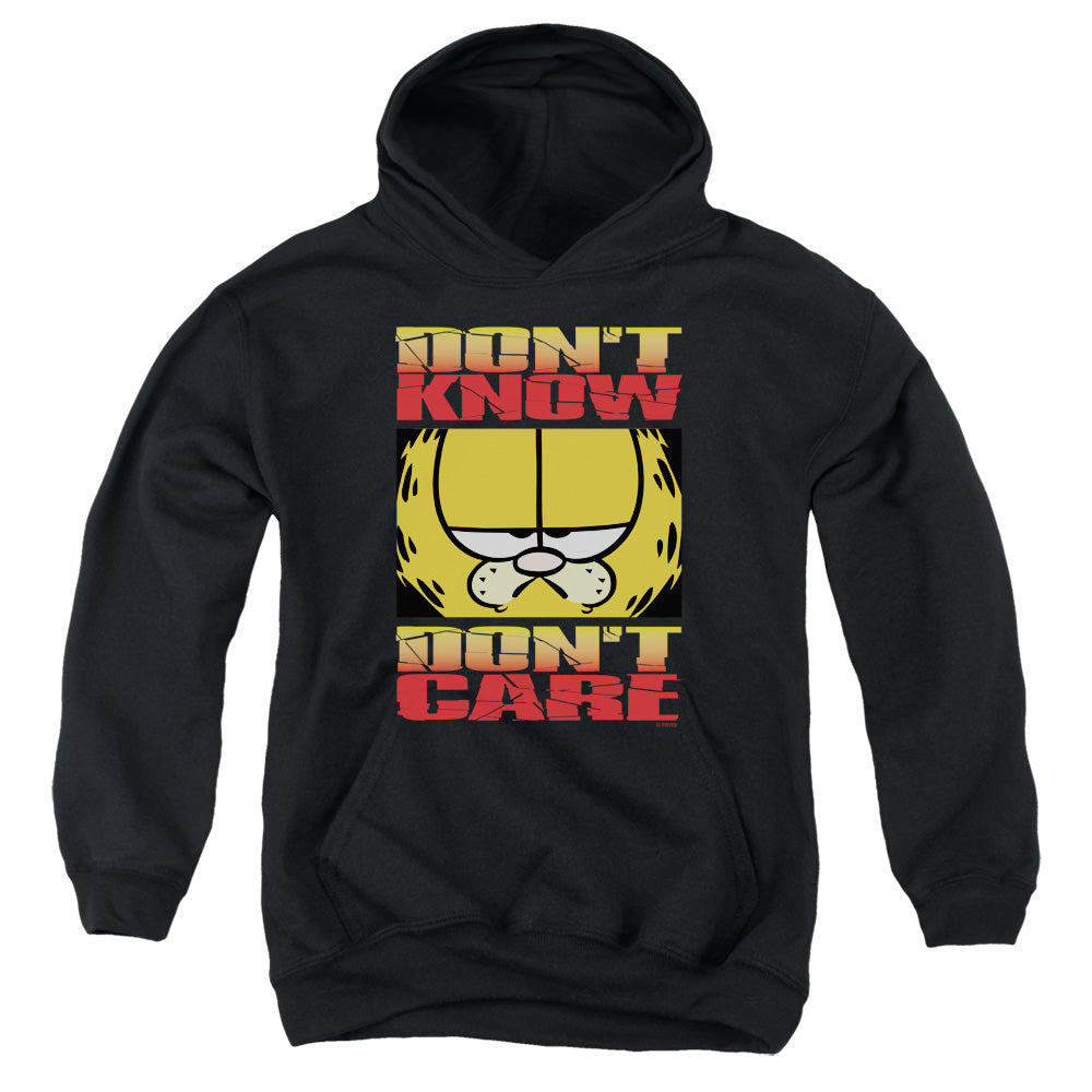 Garfield Dont Know Dont Care Youth Hoodie