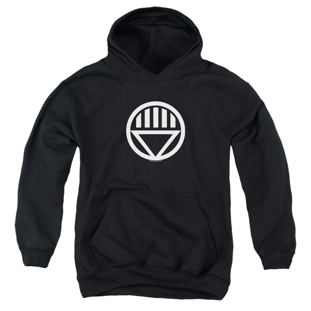 Green Lantern Black Lantern Logo Youth Hoodie