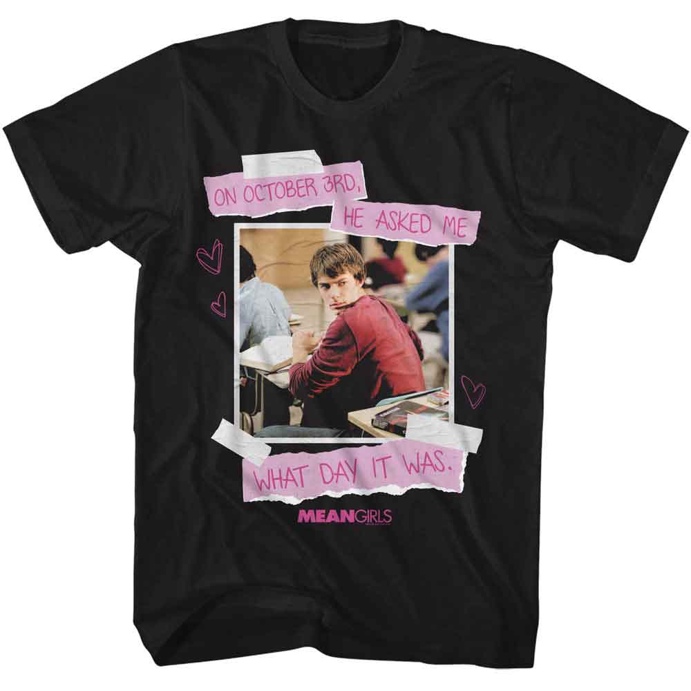 October 3rd Mean Girls t-shirt in black
