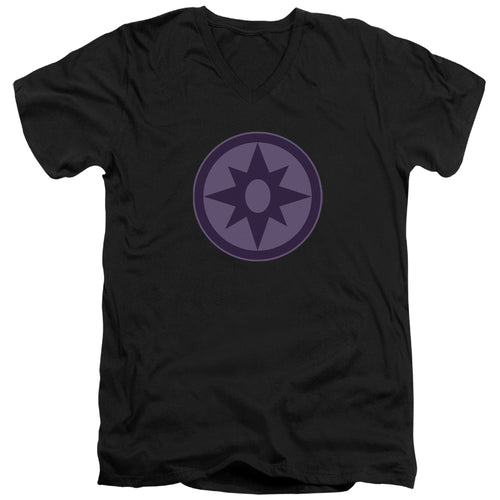 Green Lantern Sapphire Symbol V-Neck T-Shirt