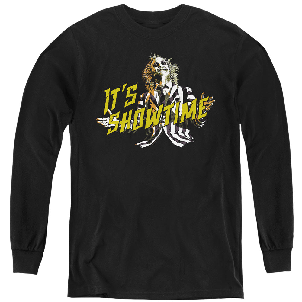Beetlejuice Showtime Youth Long Sleeve T-Shirt