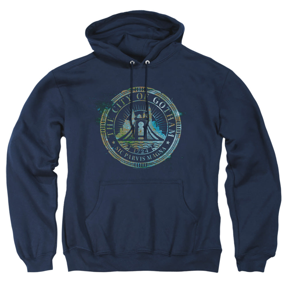 The Batman City of Gotham Seal Pullover Hoodie