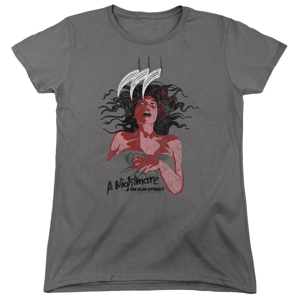 A Nightmare on Elm Street Illustrated European Poster Womens T-Shirt