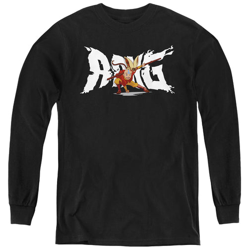 Avatar: The Last Airbender Aang And Momo Youth Long Sleeve T-Shirt