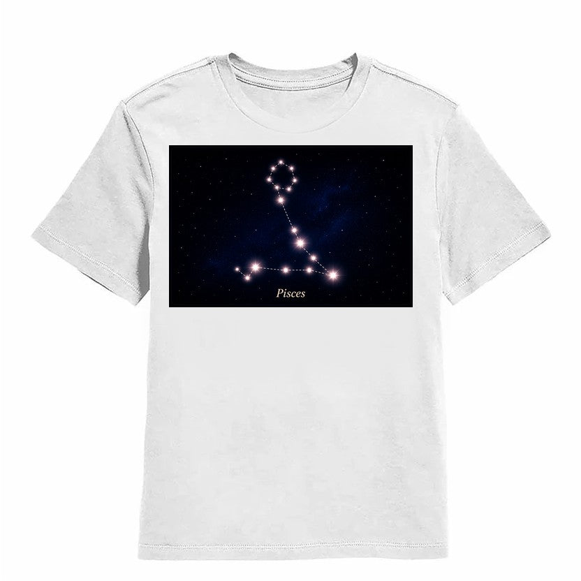 Pisces Stars White