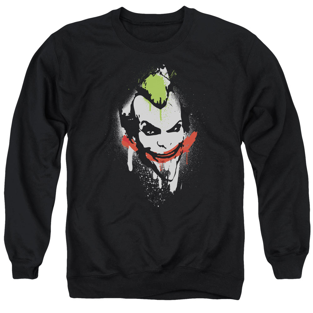 Batman Spraypaint Smile Crewneck Sweatshirt