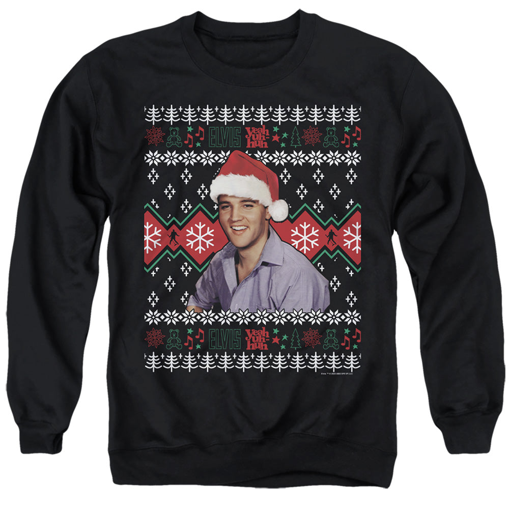 Elvis Presley Ugly Christmas Sweater Crewneck Sweatshirt