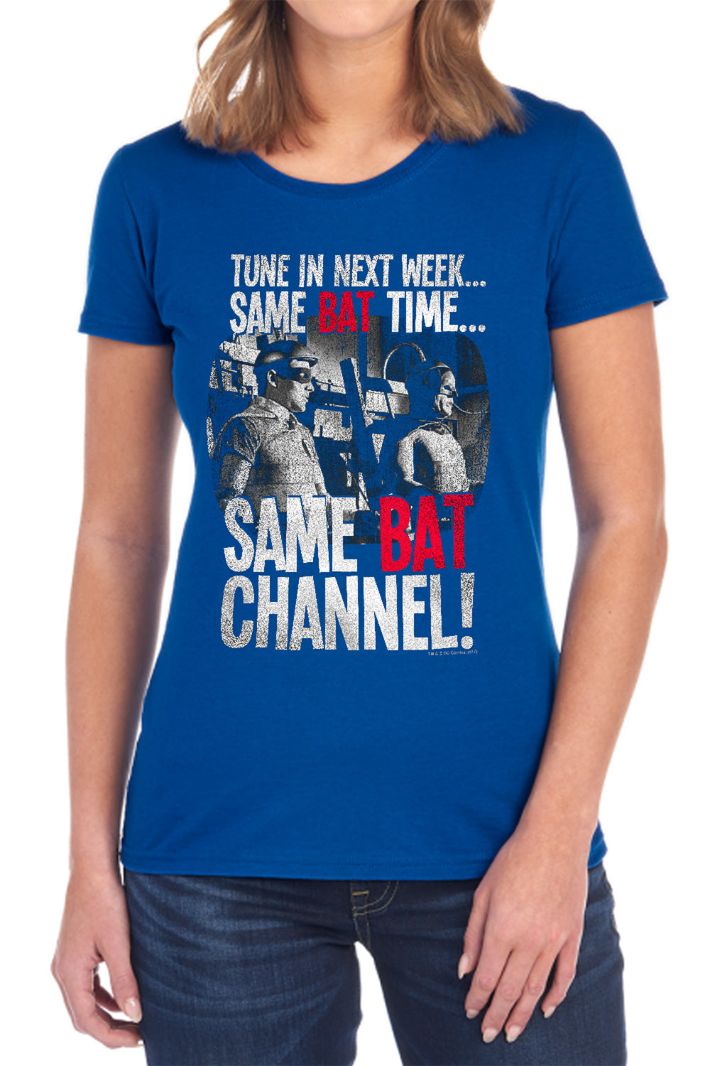 Batman Bat Channel Womens T-Shirt
