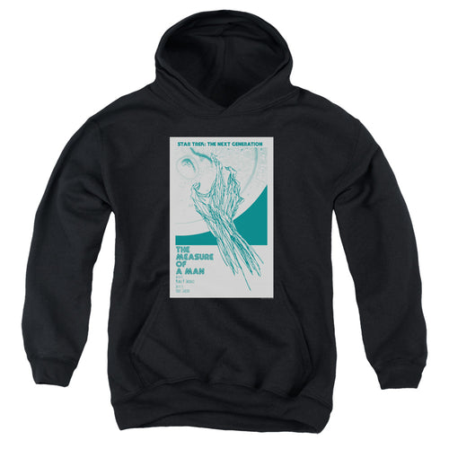 Star Trek The Measure of a Man Black Youth Hoodie