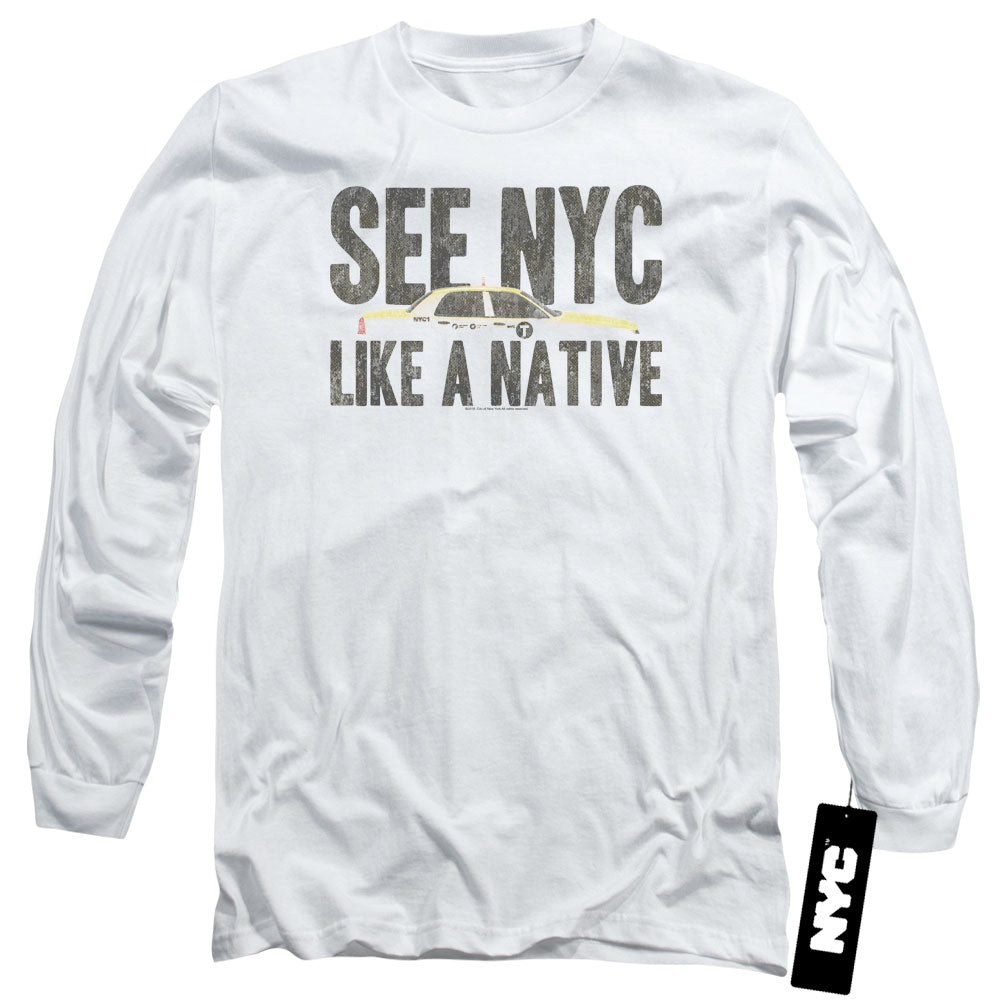 New York City Like a Native Long Sleeve T-Shirt