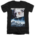 Pet Sematary Poster Color V-Neck T-Shirt