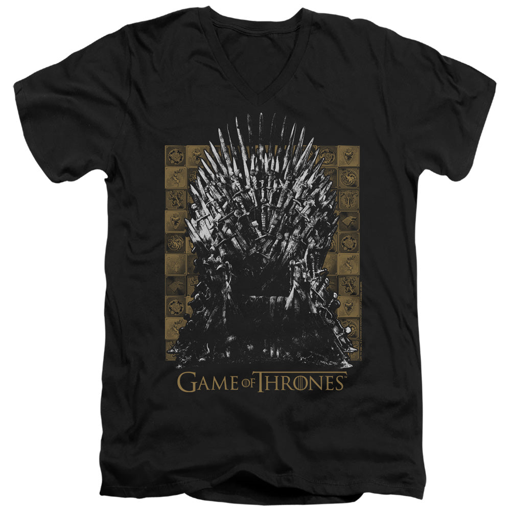 Game of Thrones Iron Throne V-Neck T-Shirt