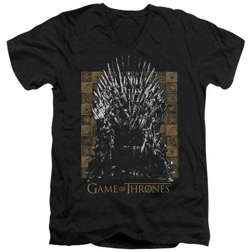 Game of Thrones Iron Throne V-Neck T-Shirt