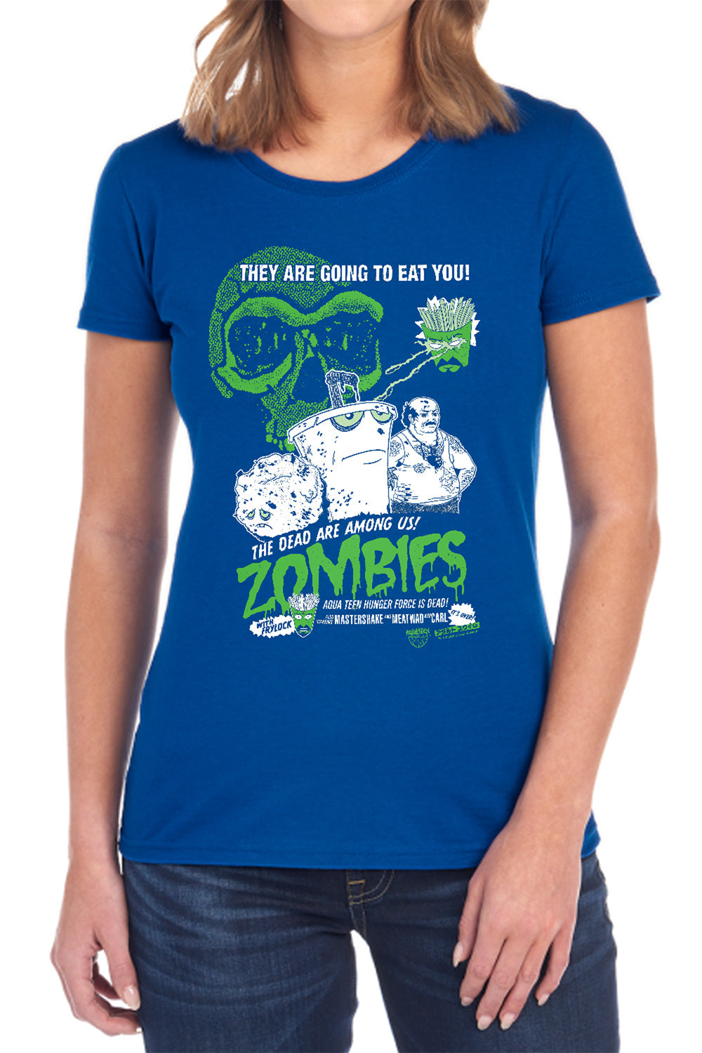 Aqua Teen Hunger Force Zombies Womens T-Shirt