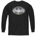 Batman Steel Wall Shield Youth Long Sleeve T-Shirt