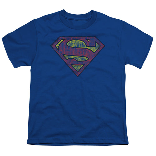 Superman Tattered Shield Youth/Toddler T-Shirt
