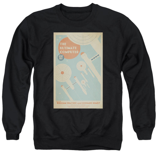 Star Trek Juan Ortiz The Ultimate Computer Black Crewneck Sweatshirt