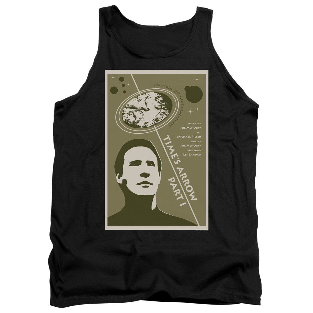 Star Trek Time's Arrow Part I Black Tank Top