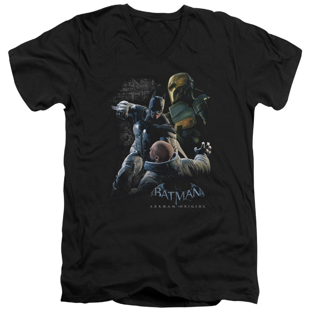Batman Punch V-Neck T-Shirt