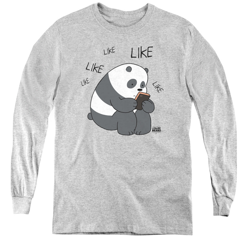 We Bare Bears Panda Like Like Like Youth Long Sleeve T-Shirt