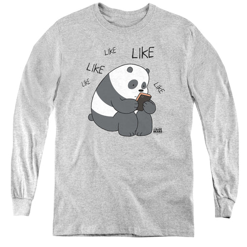 We Bare Bears Panda Like Like Like Youth Long Sleeve T-Shirt