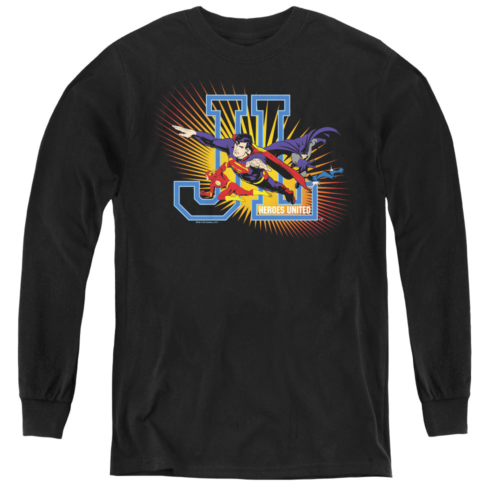 Justice League Heroes United Youth Long Sleeve T-Shirt