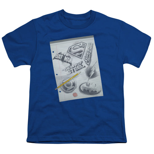 DC Comics Logo Note Paper Youth/Toddler T-Shirt