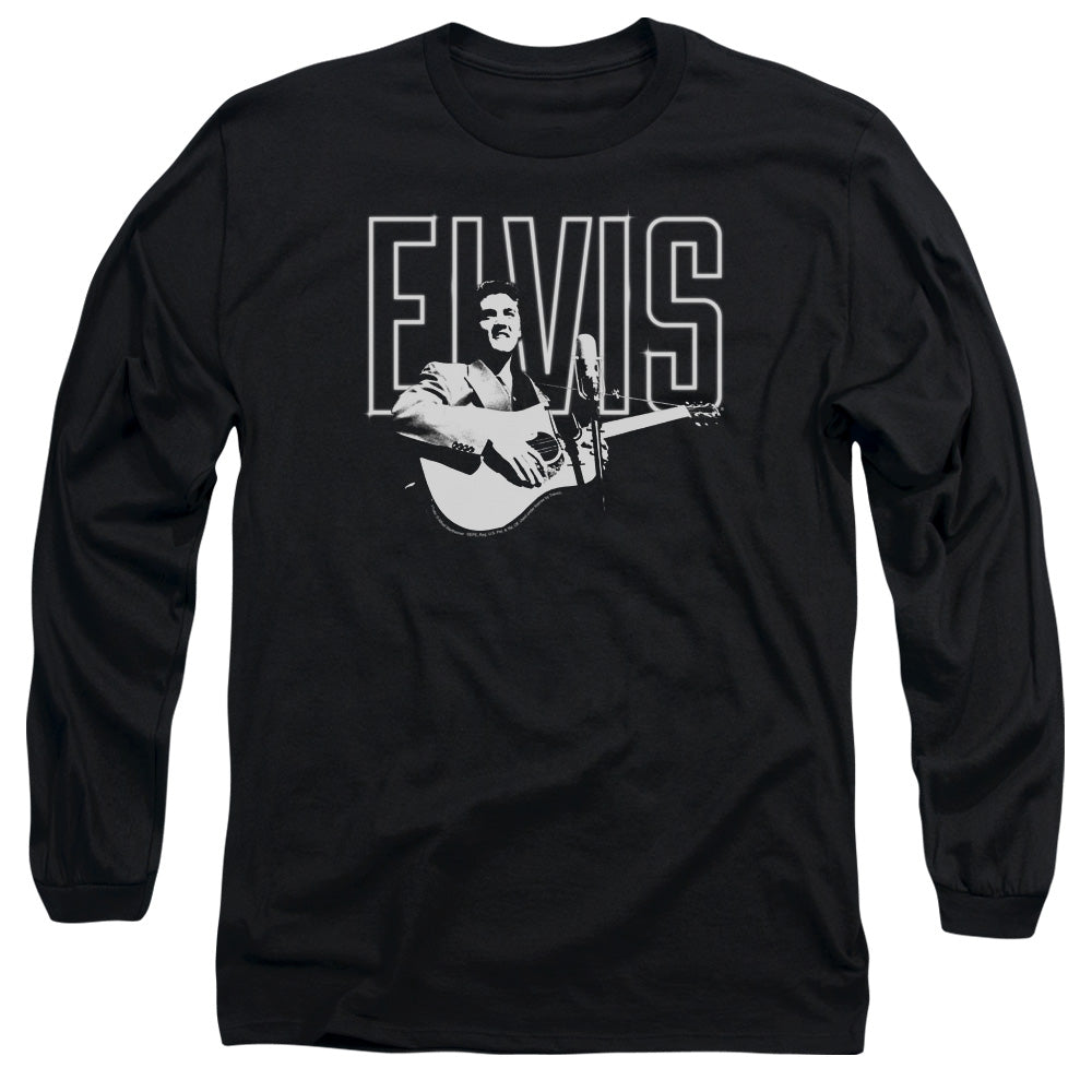Elvis Presley White Glow Long Sleeve T-Shirt