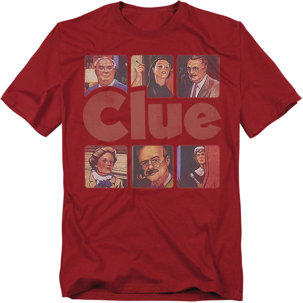 Clue Suspect Portraits T-Shirt