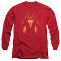 Shazam! What's Inside Red Long Sleeve T-Shirt