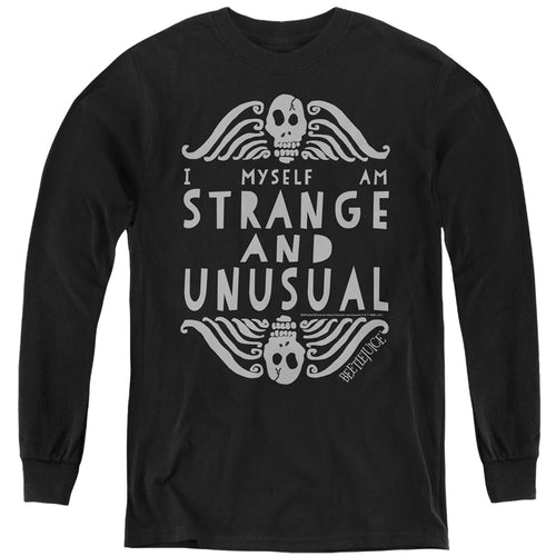 Beetlejuice Strange And Unusual Youth Long Sleeve T-Shirt
