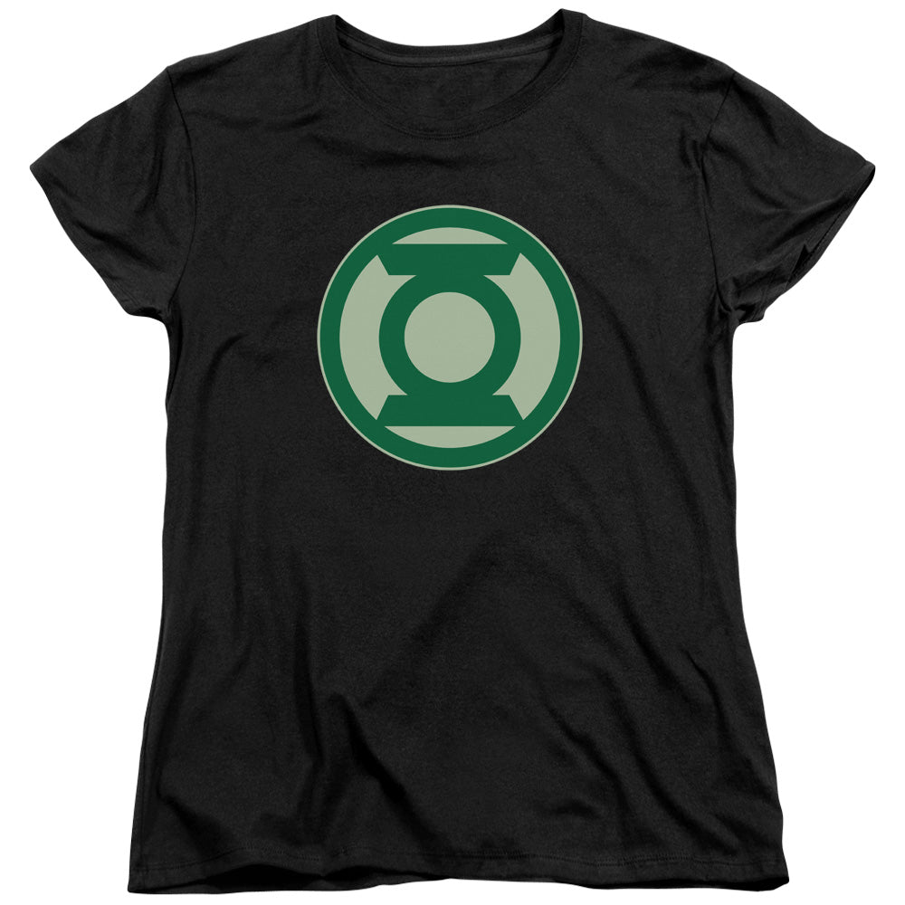 Green Lantern Green Symbol Womens T-Shirt