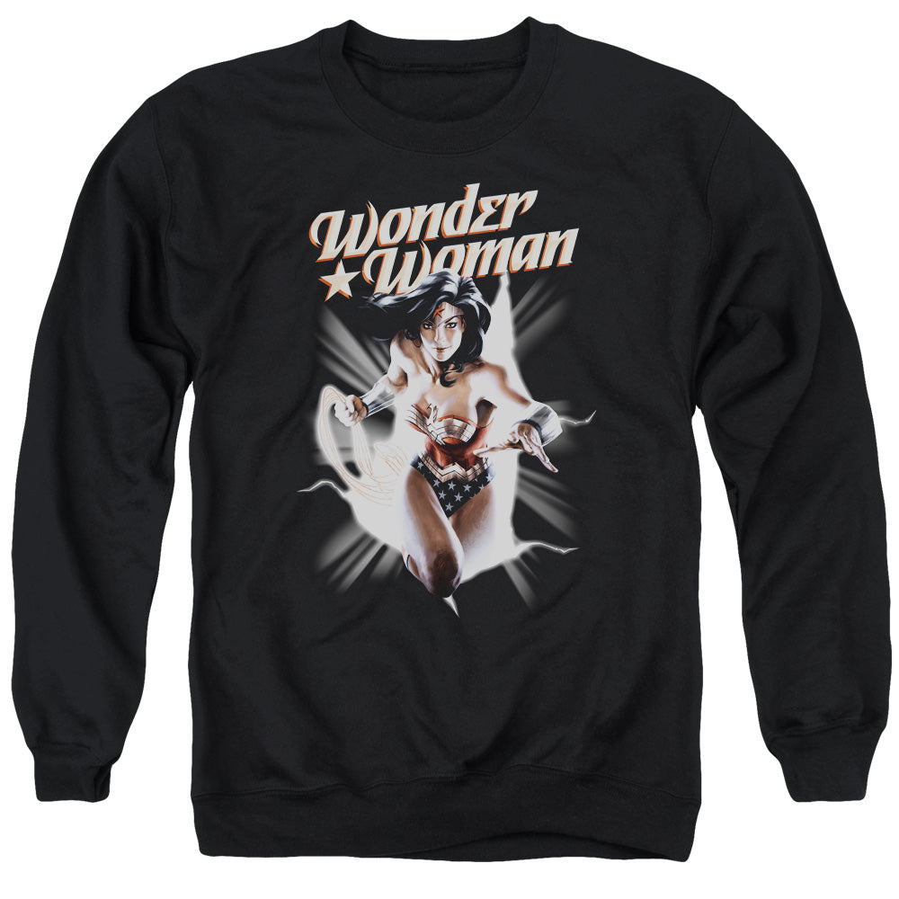 Wonder Woman WW Break Out Crewneck Sweatshirt