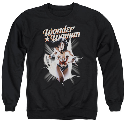 Wonder Woman WW Break Out Crewneck Sweatshirt