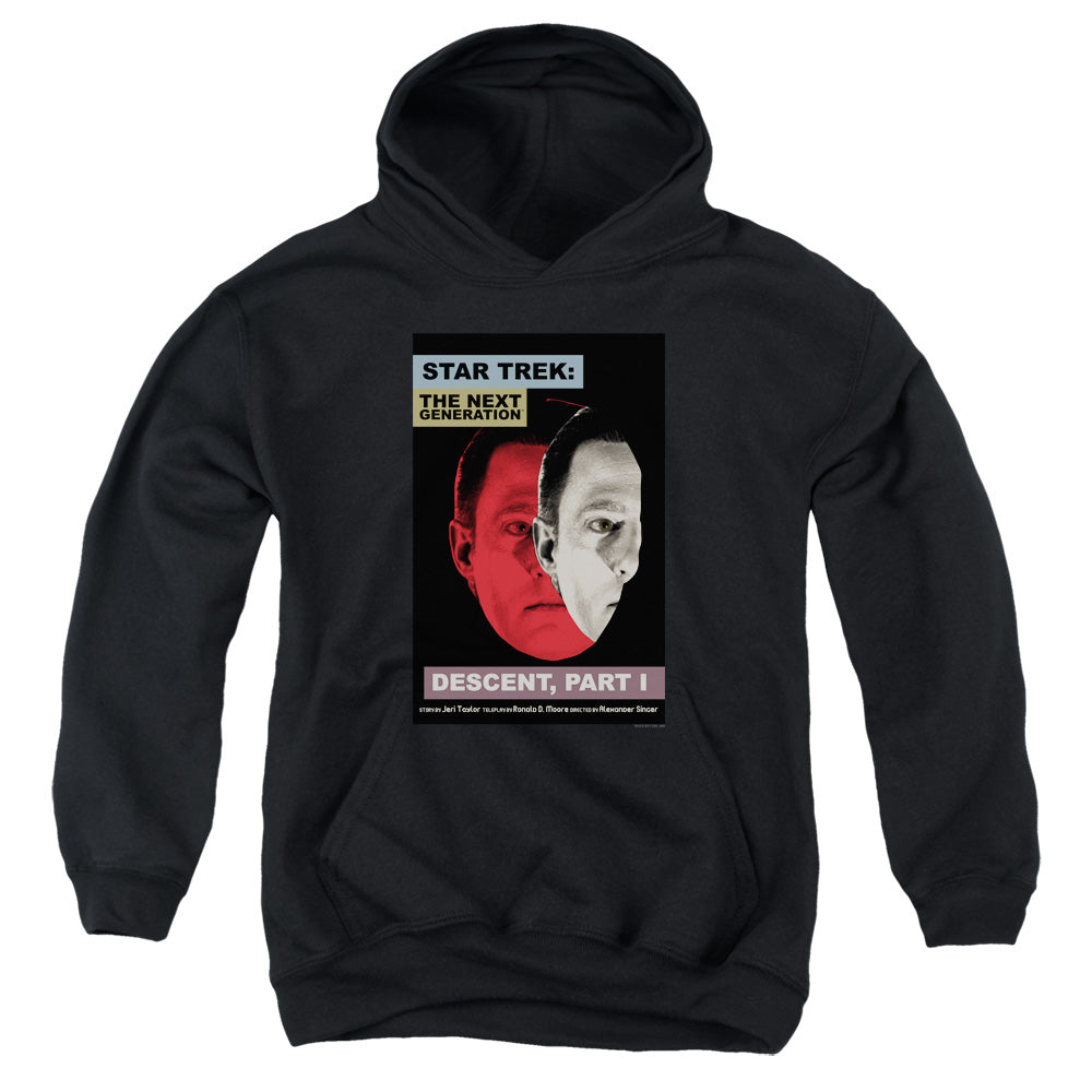 Star Trek Descent Part I Black Youth Hoodie