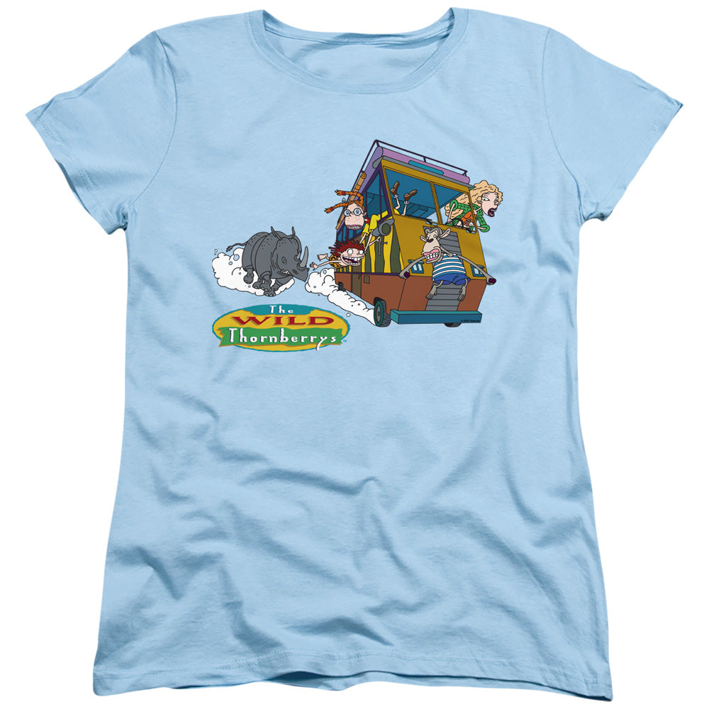 Wild Thornberrys Runaway Rhino Womens T-Shirt