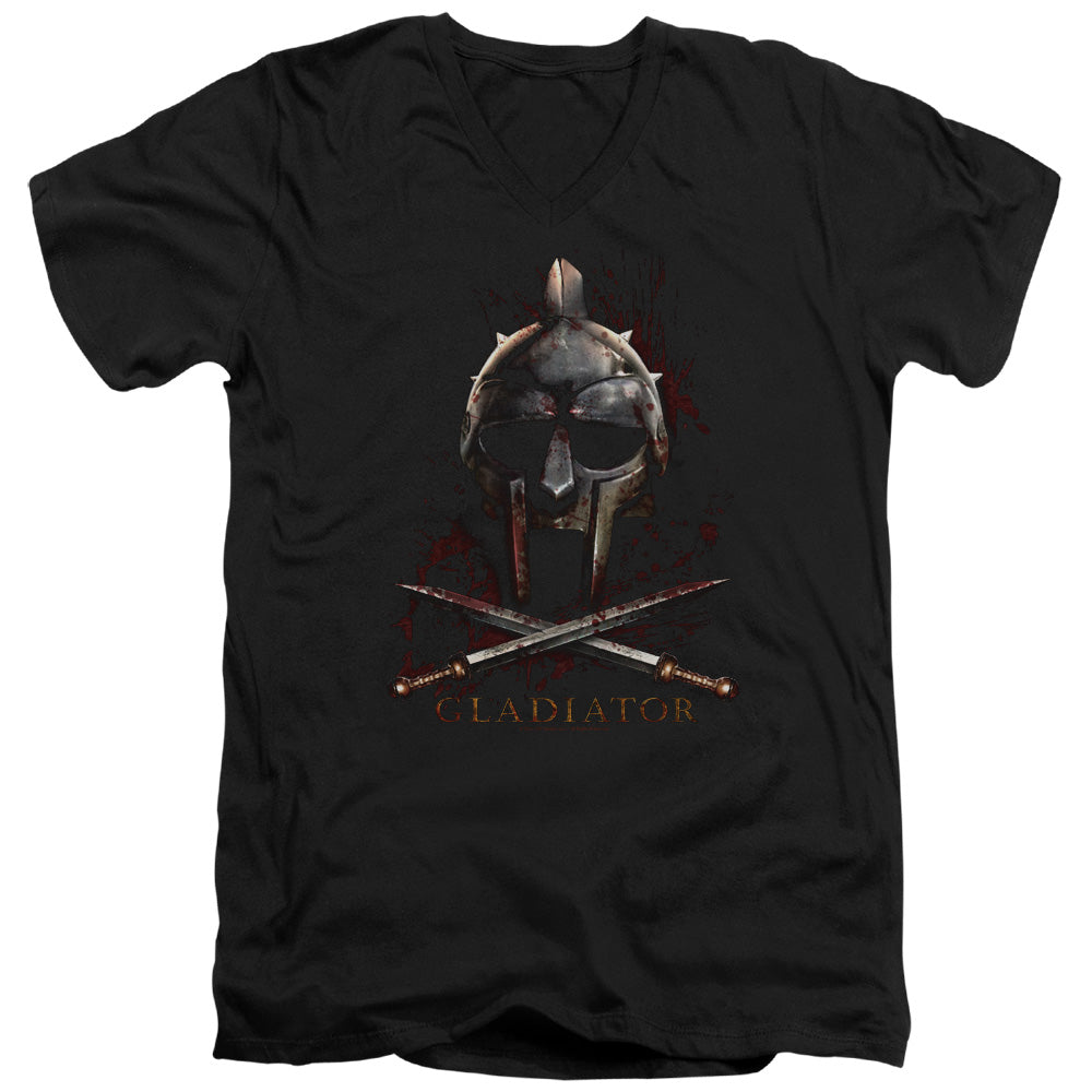 Gladiator Helmet V-Neck T-Shirt