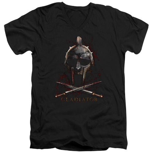 Gladiator Helmet V-Neck T-Shirt
