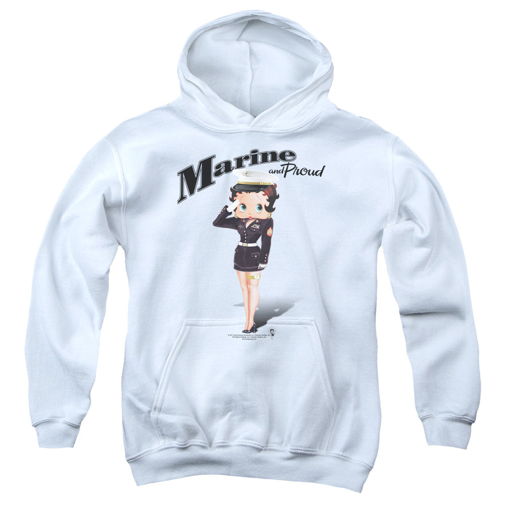 Betty Boop Marine Boop Youth Hoodie