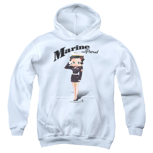 Betty Boop Marine Boop Youth Hoodie