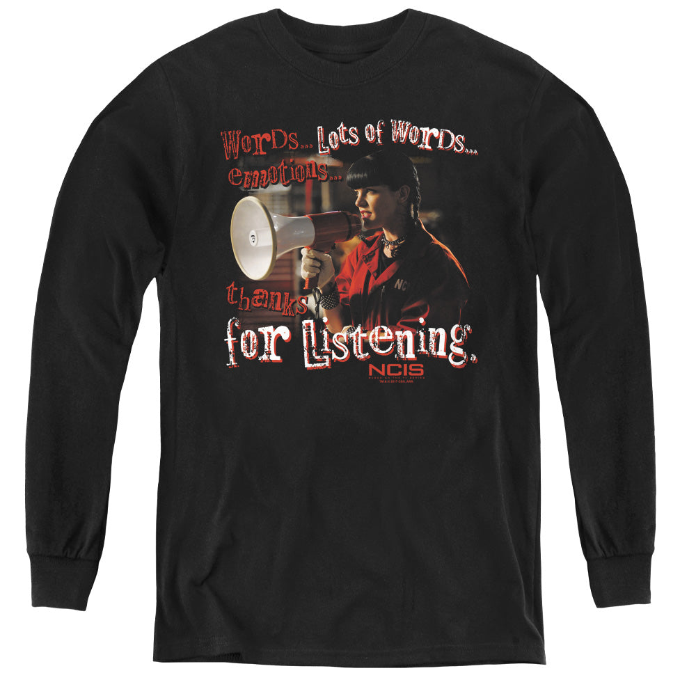 NCIS Thanks for Listening Youth Long Sleeve T-Shirt