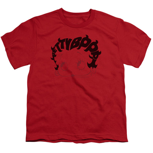 Betty Boop Word Hair Youth/Toddler T-Shirt