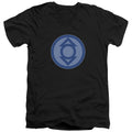 Green Lantern Indigo Symbol V-Neck T-Shirt