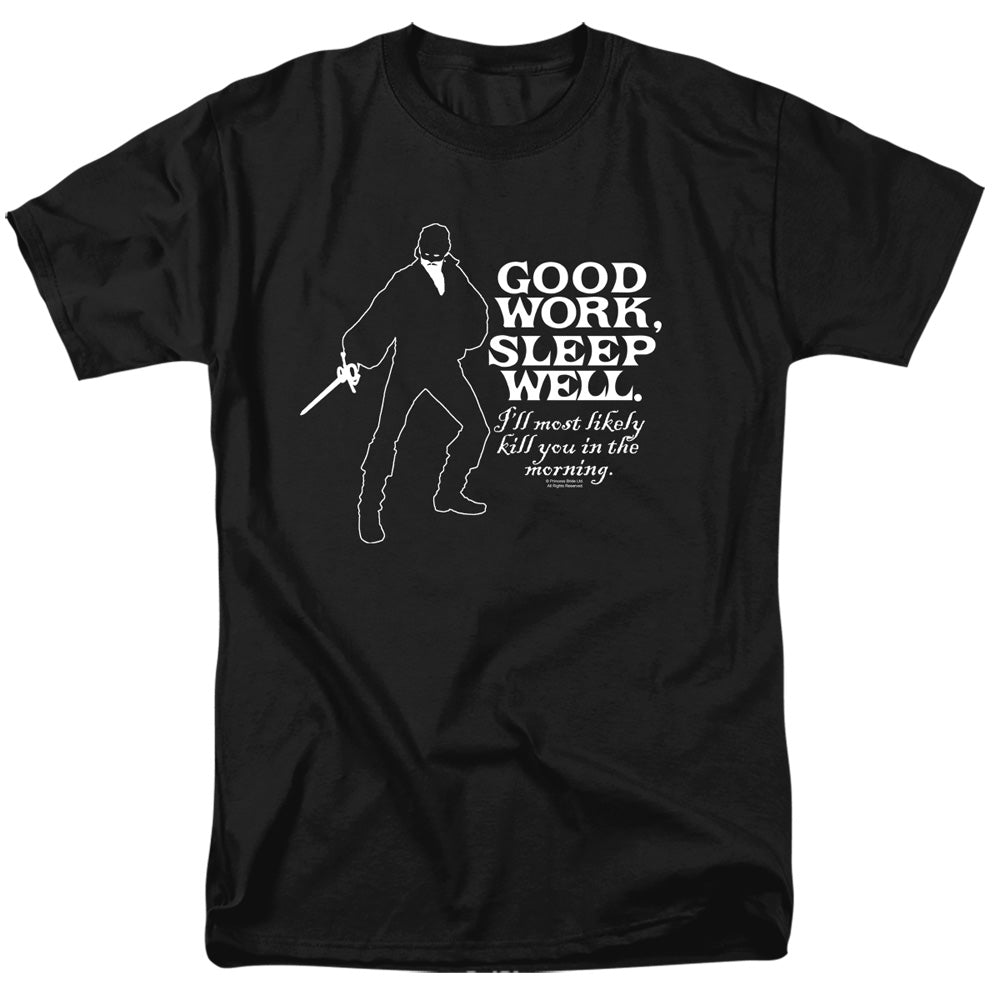 The Princess Bride Good Work Black T-Shirt