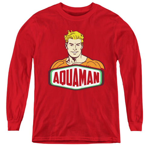DC Comics Aquaman Sign Youth Long Sleeve T-Shirt
