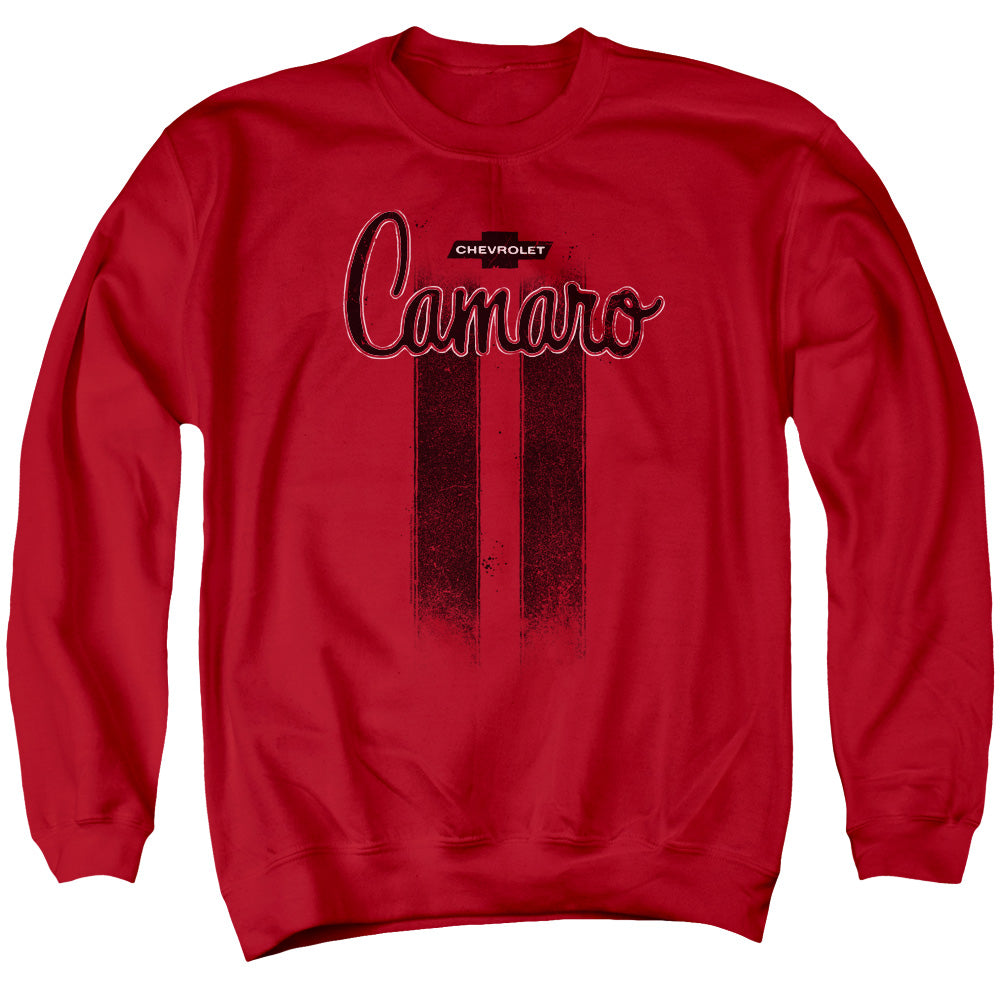 Chevy Camaro Stripes Red Crewneck Sweatshirt