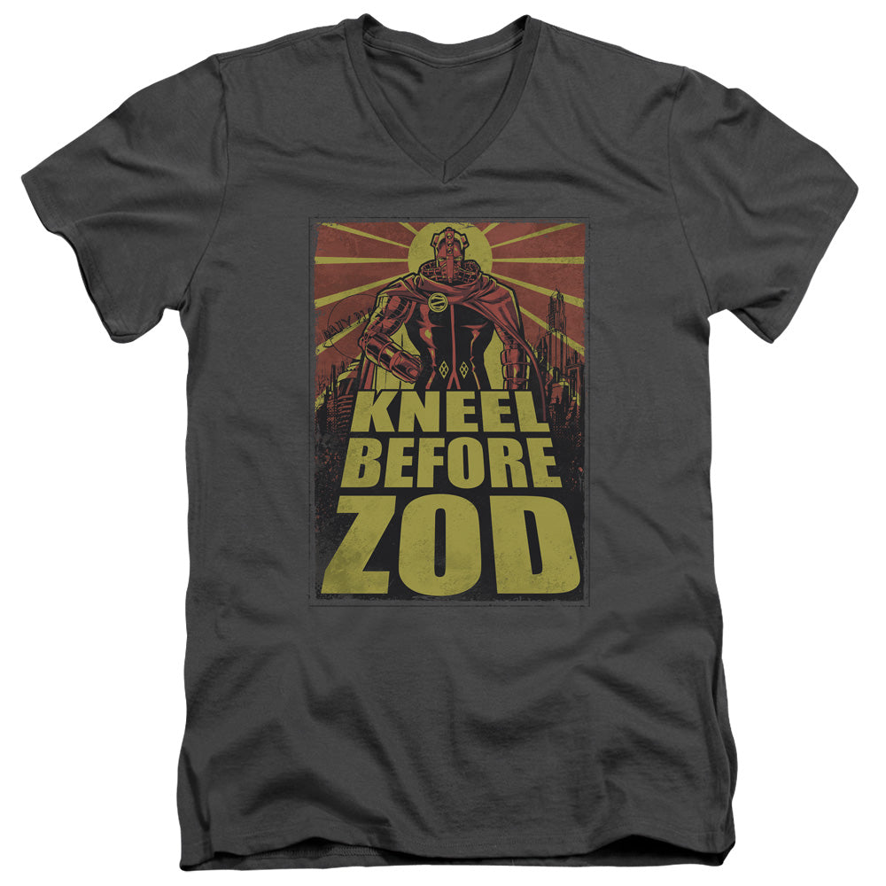 Superman Zod Poster V-Neck T-Shirt