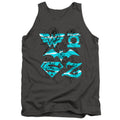 DC Super Hero Girls Line Art Group Tank Top