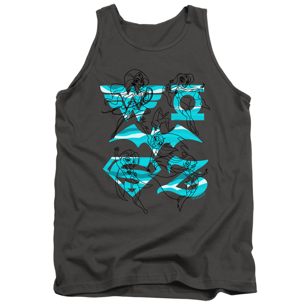 DC Super Hero Girls Line Art Group Tank Top