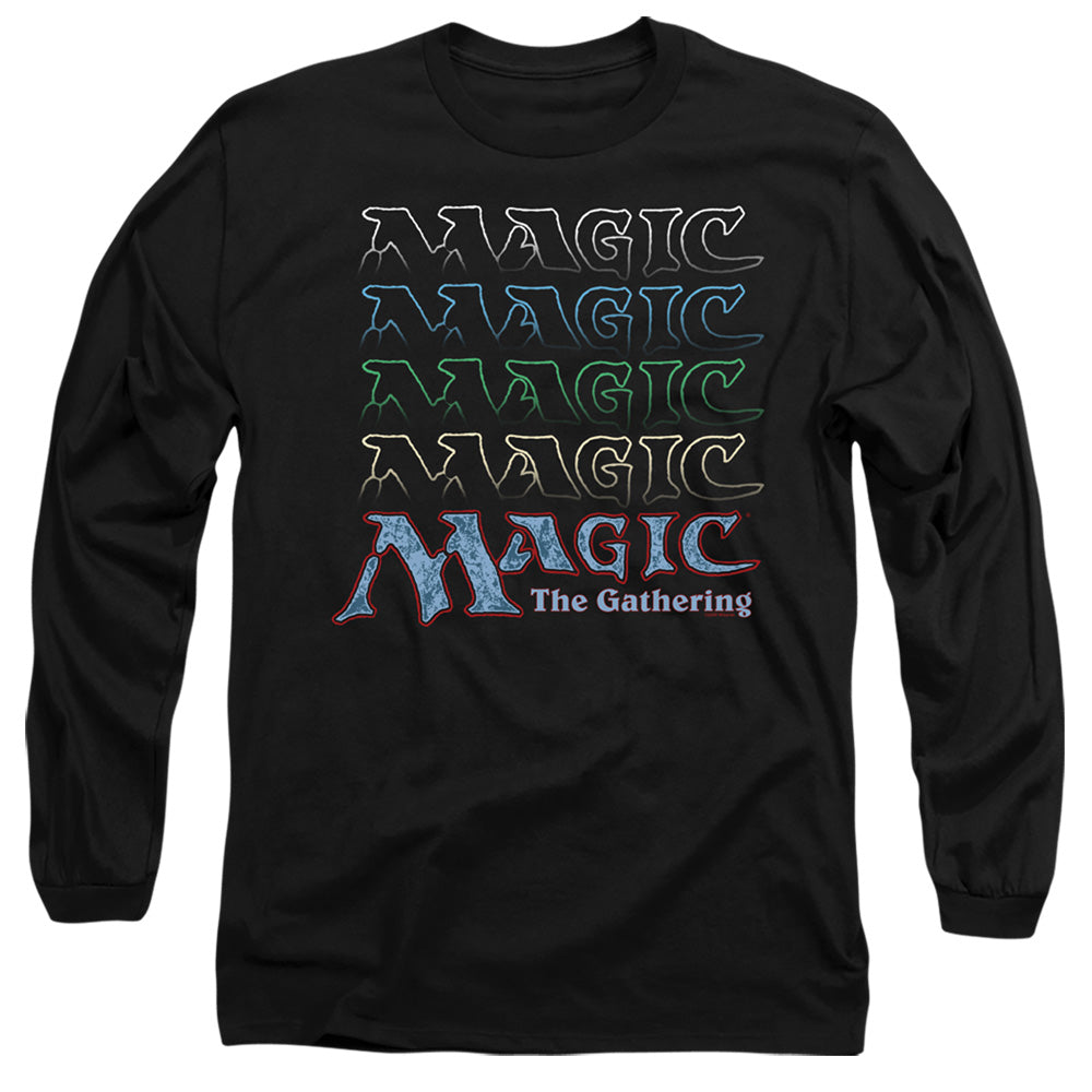 Magic the Gathering Retro Logo Repeat Long Sleeve T-Shirt